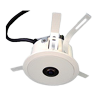360 degrees with fisheye lens, all surrounding camera ceiling embedded CFC/CFCT-Opto