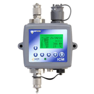 ICM-Maintenance equipment Measures contamination in hydraulic oil Extends the life of hydraulic equipment through contamination management Oil particle counter