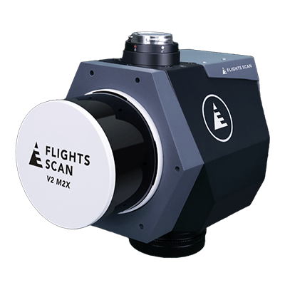LiDAR for 3D measurement Digitize the world from the sky and the ground FLIGHTS SCAN® V2 M2X-FLIGHTS Co., Ltd.